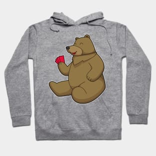 Bear Poker Poker cards Hoodie